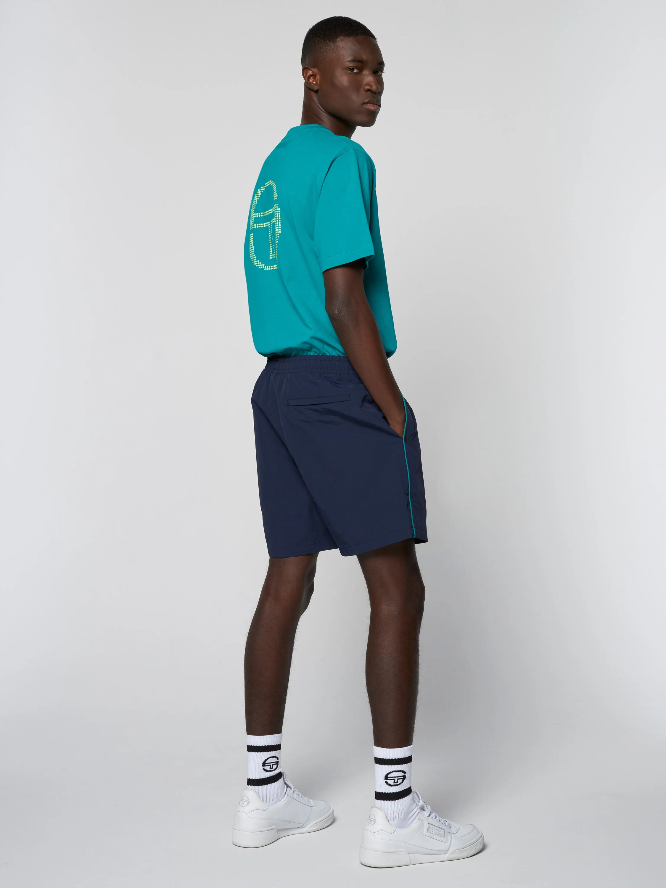 Viva Nylon Short- Maritime Blue