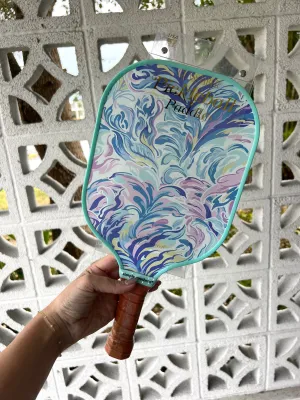 Watercolor Pickleball Paddle by Simply Southern