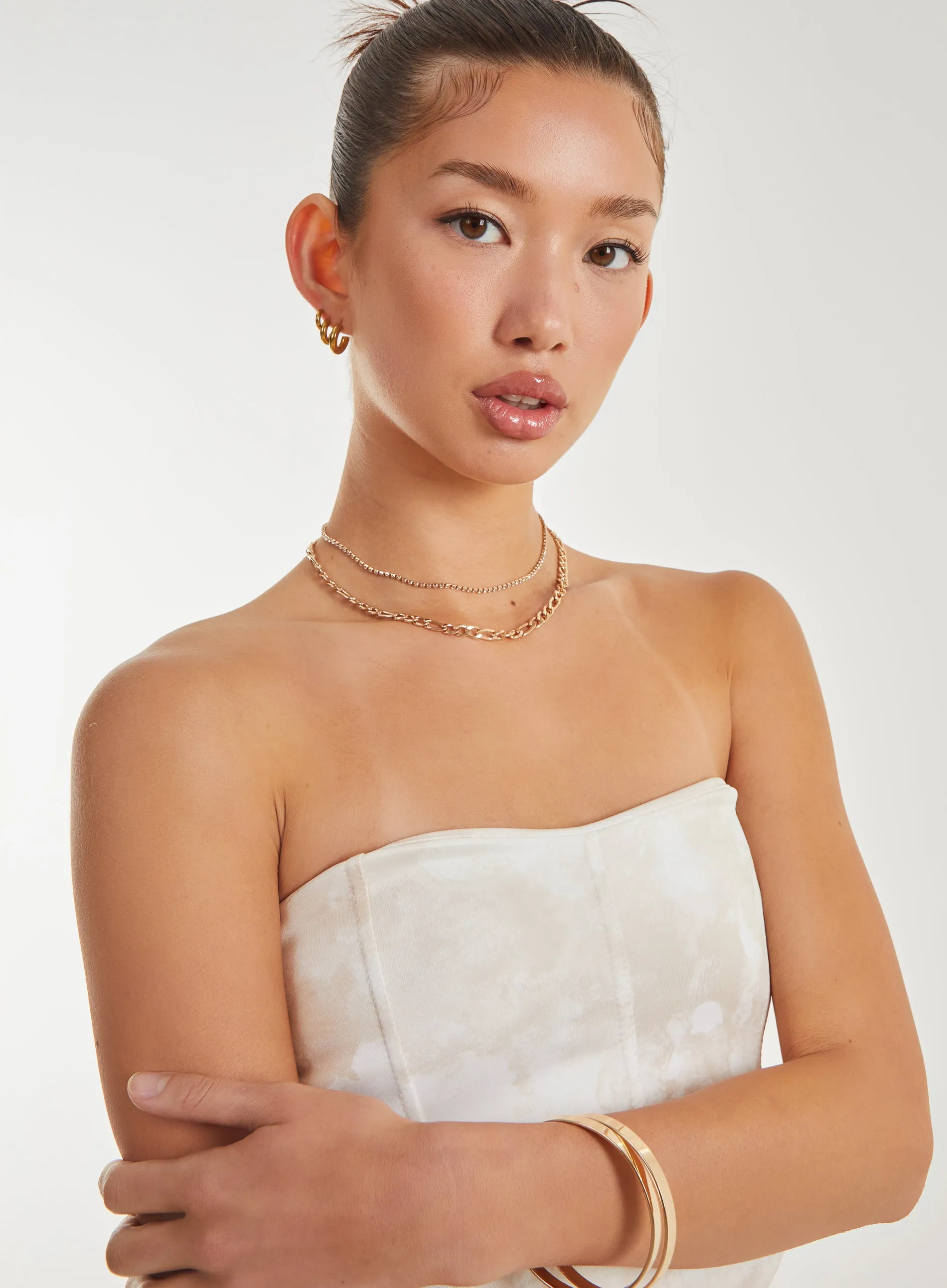 Watermark Seam Corset Top