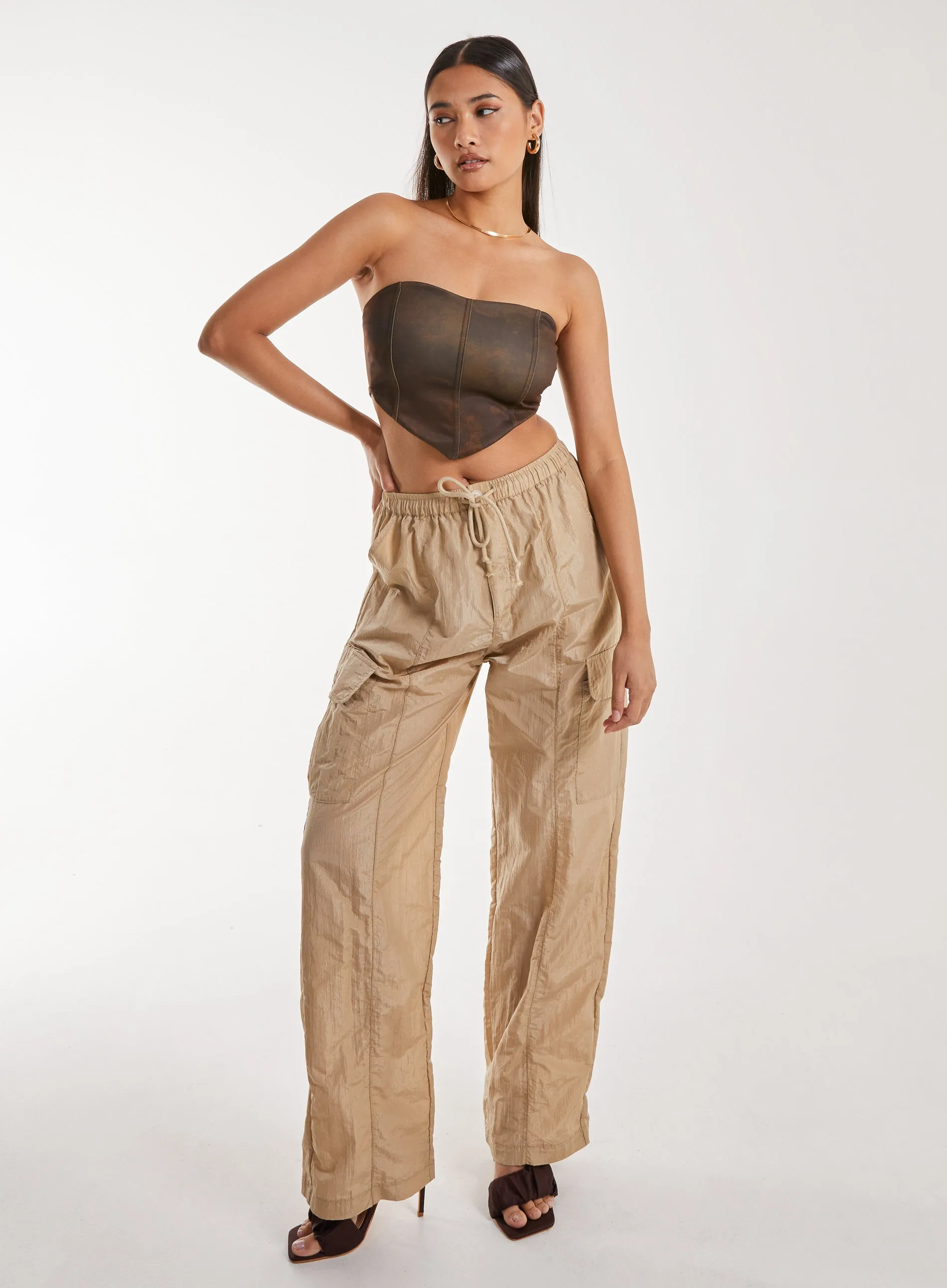Watermark Seam Corset Top