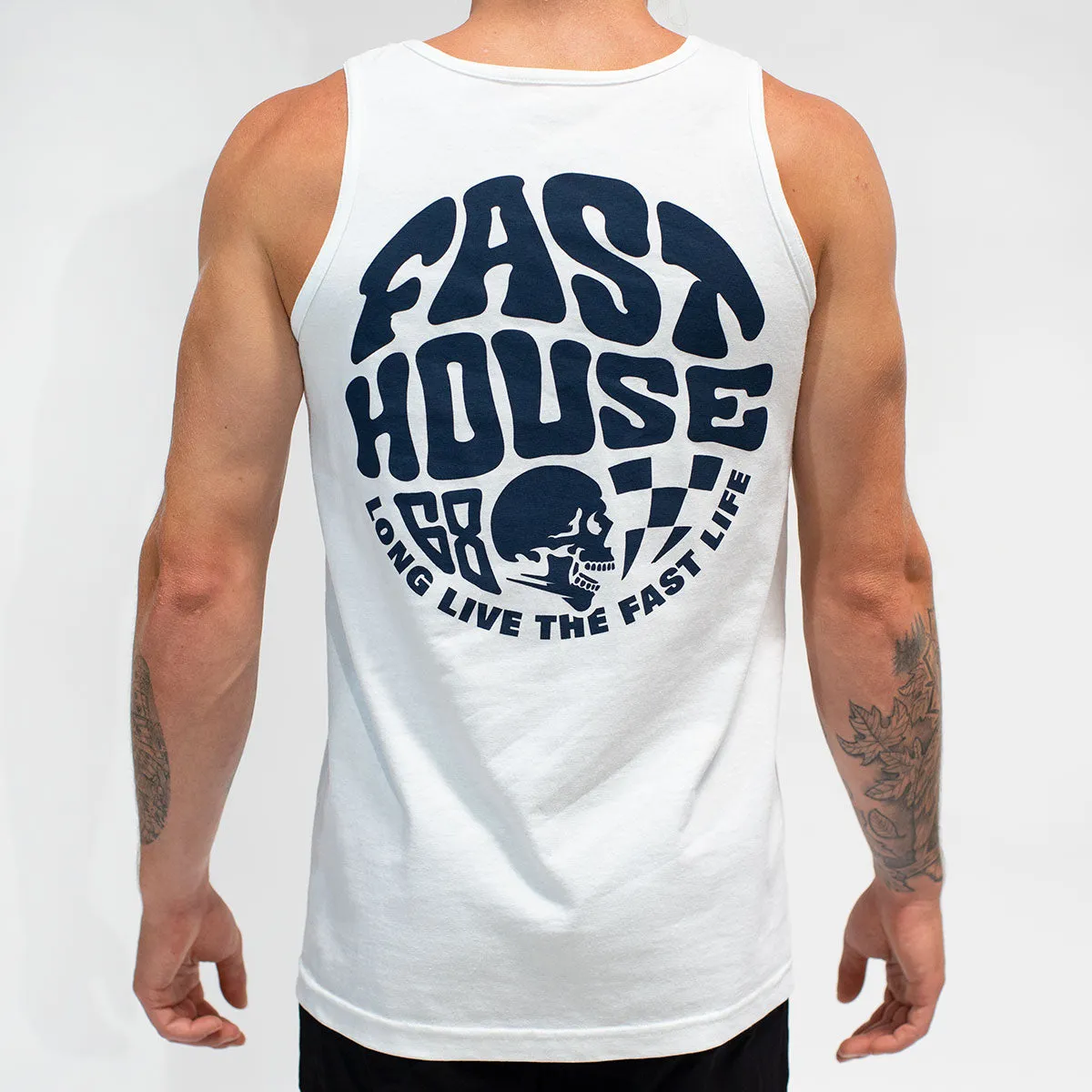Waxed Tank - White