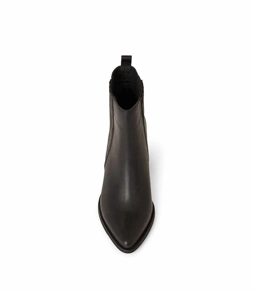 Western Chelsea Leather Booties