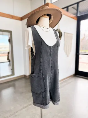 Willow Romper - Black
