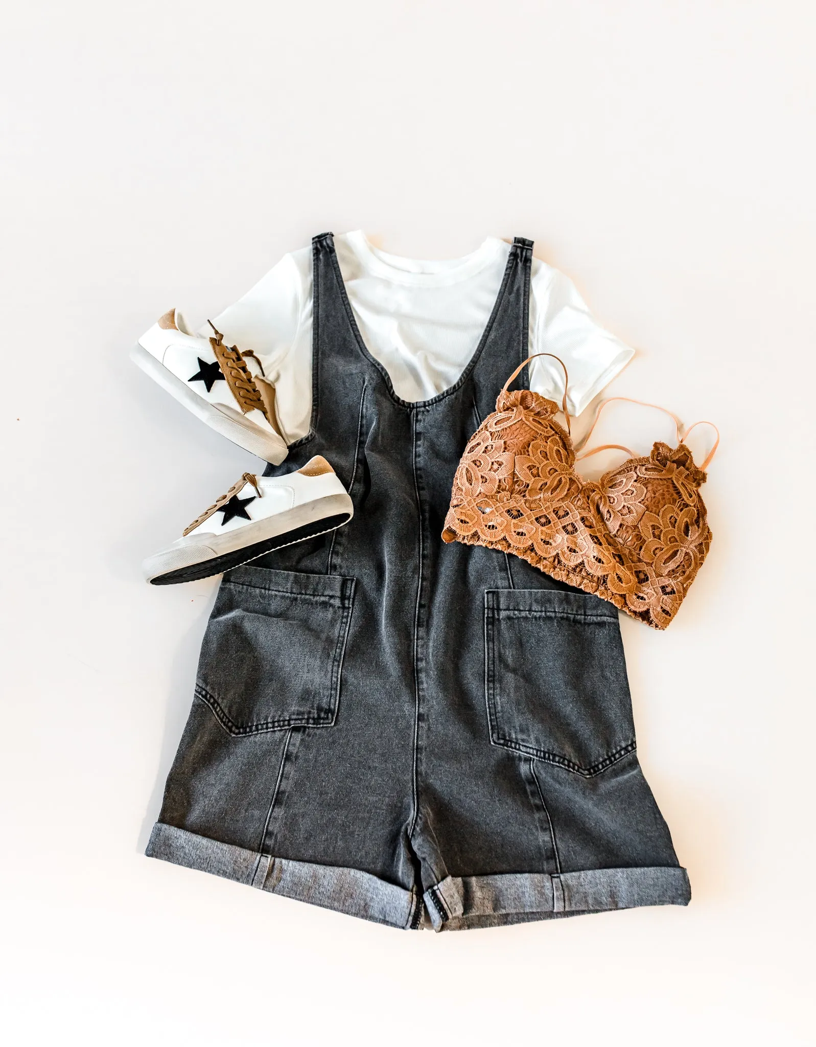 Willow Romper - Black