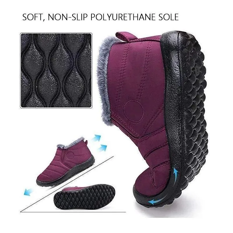 Winter warm snow waterproof cotton shoes