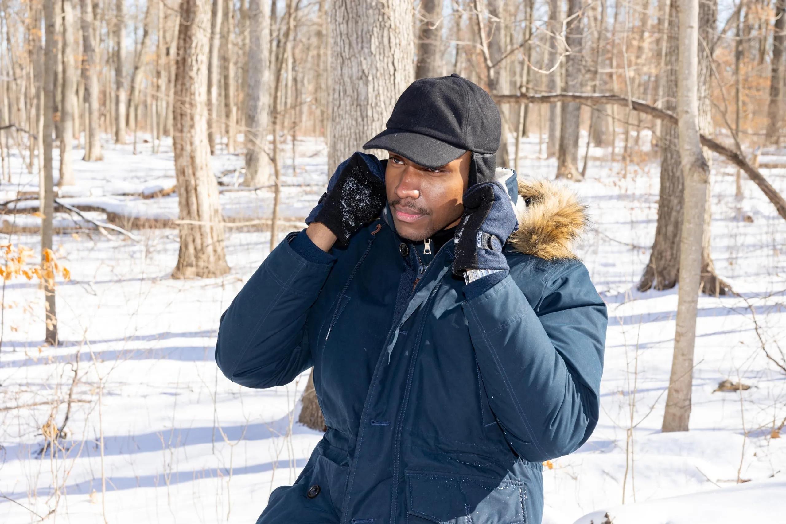 Wool Sherpa Lined Earflap Trapper Hats by Funky Junque