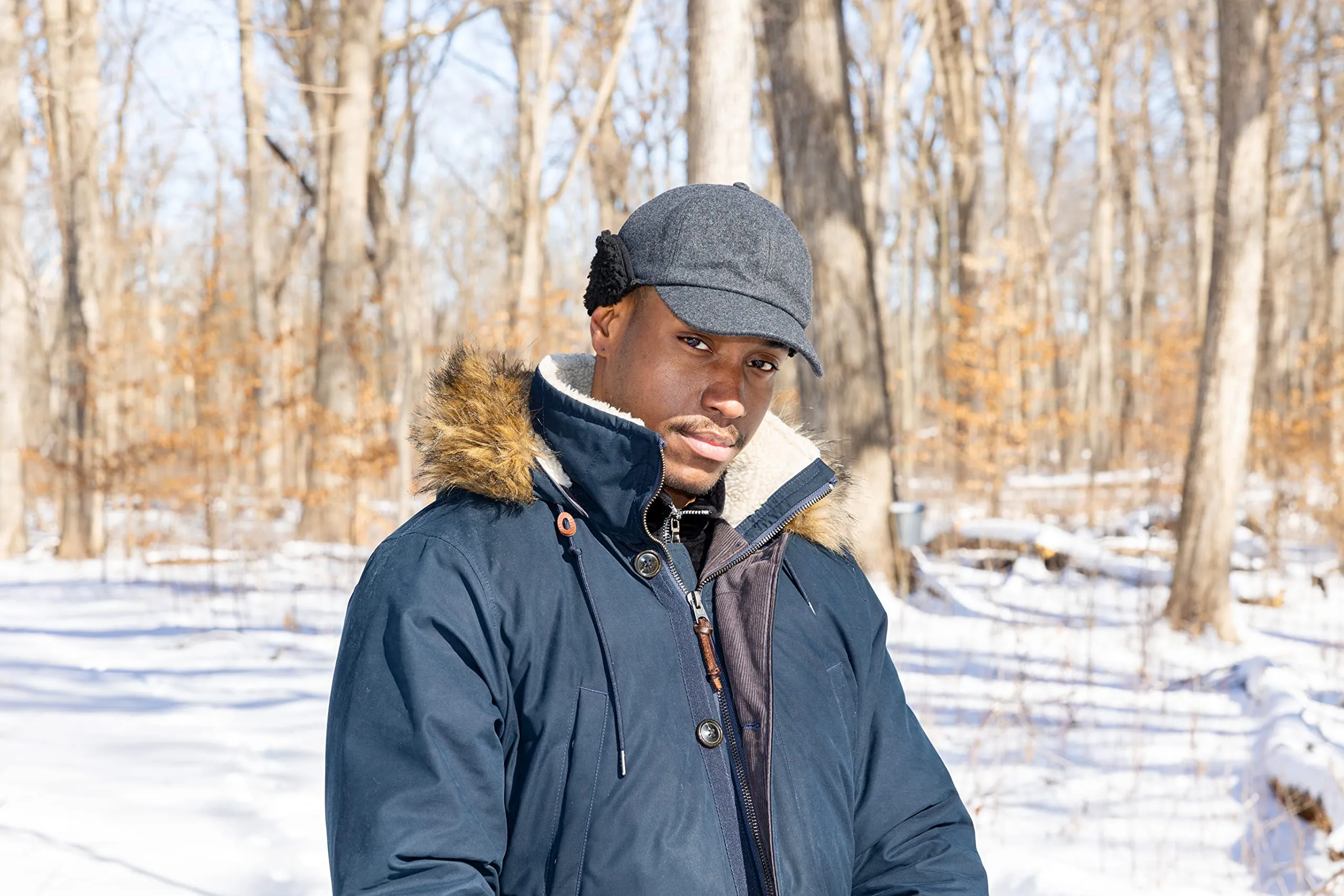 Wool Sherpa Lined Earflap Trapper Hats by Funky Junque