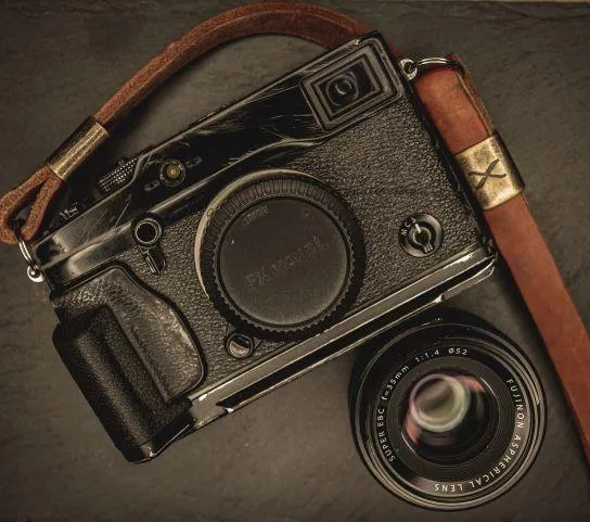 X Leather Camera Strap  Cognac 15mm