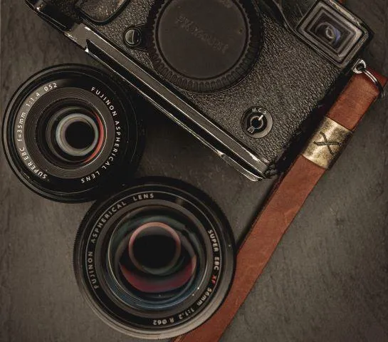 X Leather Camera Strap  Cognac 15mm