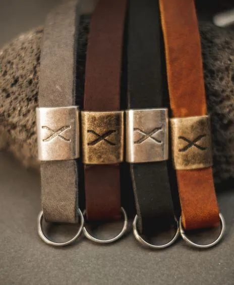X Leather Camera Strap  Cognac 15mm