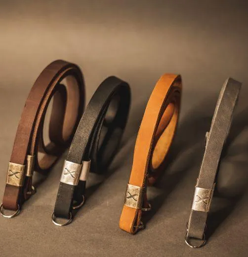 X Leather Camera Strap  Cognac 15mm
