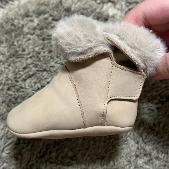 Zara mini leather booties