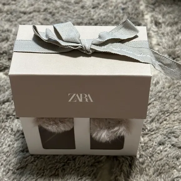 Zara mini leather booties