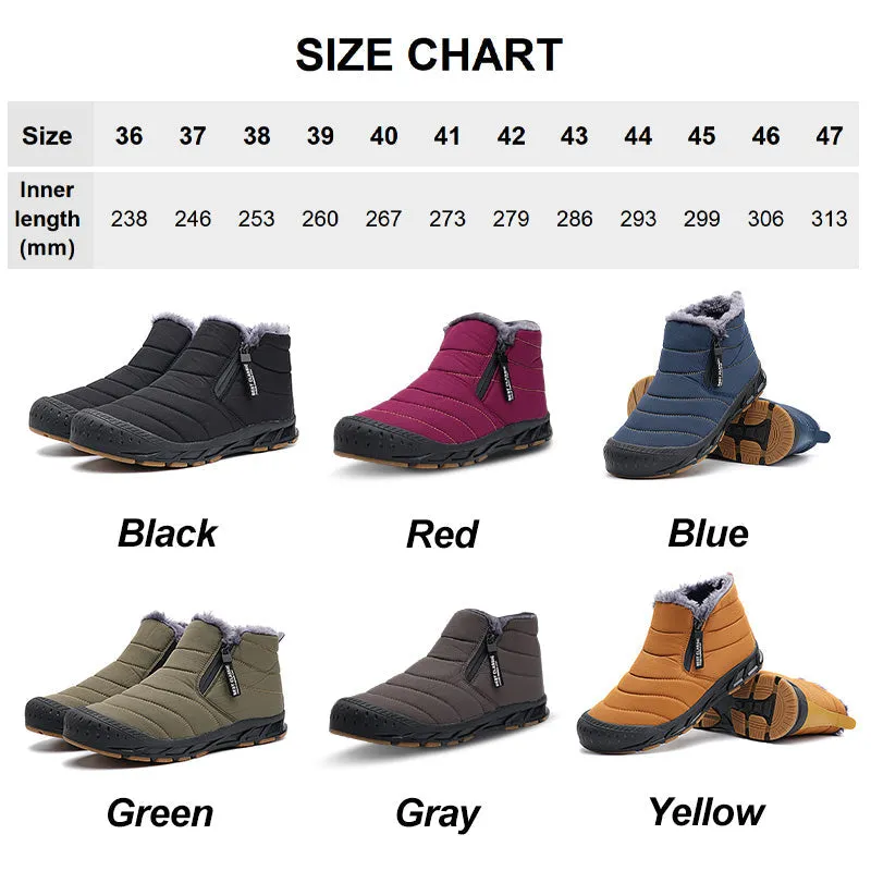 🔥Zermatt Winter Warm Faux Fur Lined Waterproof Outdoor Snow Boots