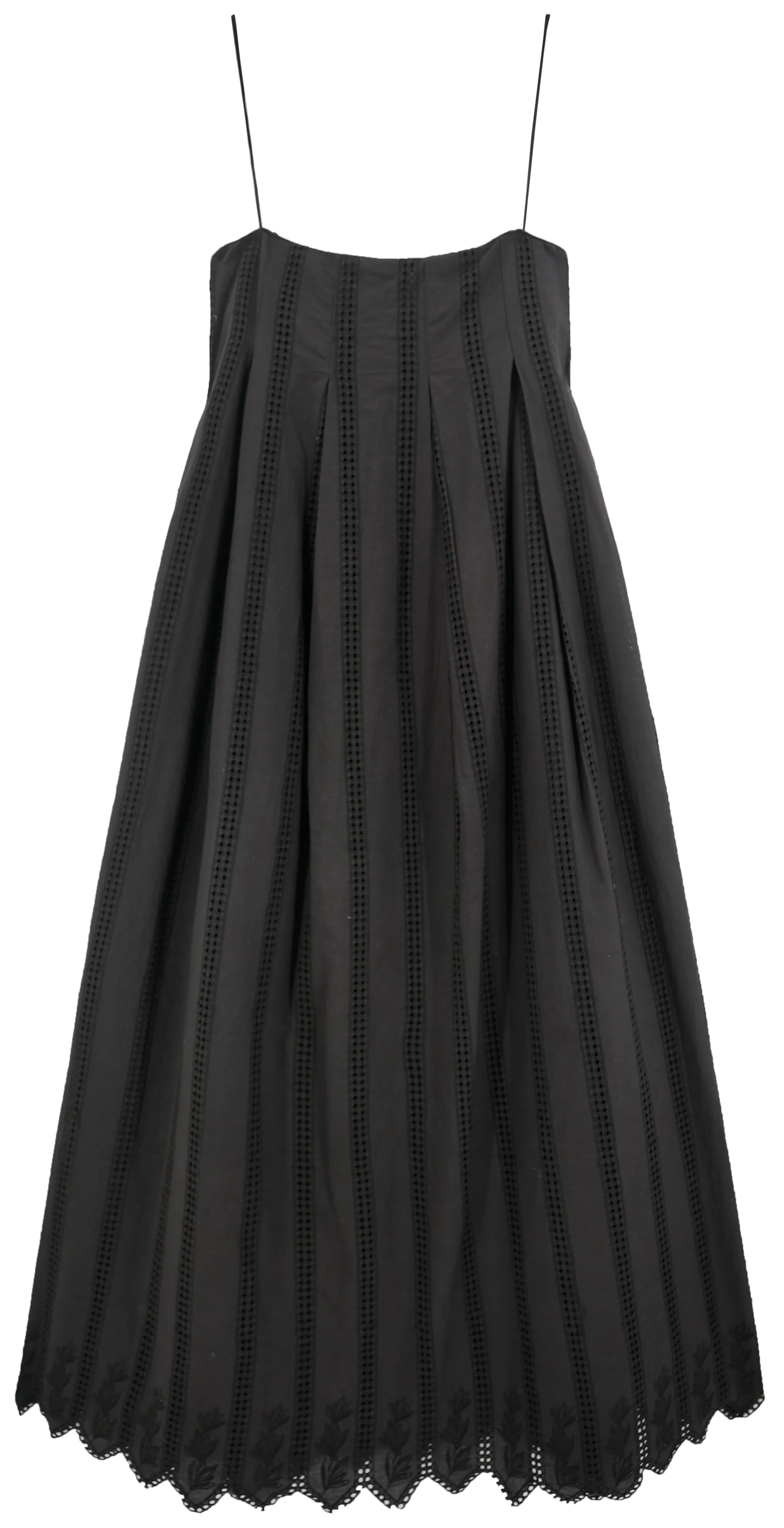 Zuma Dress in Black Vine Eyelet