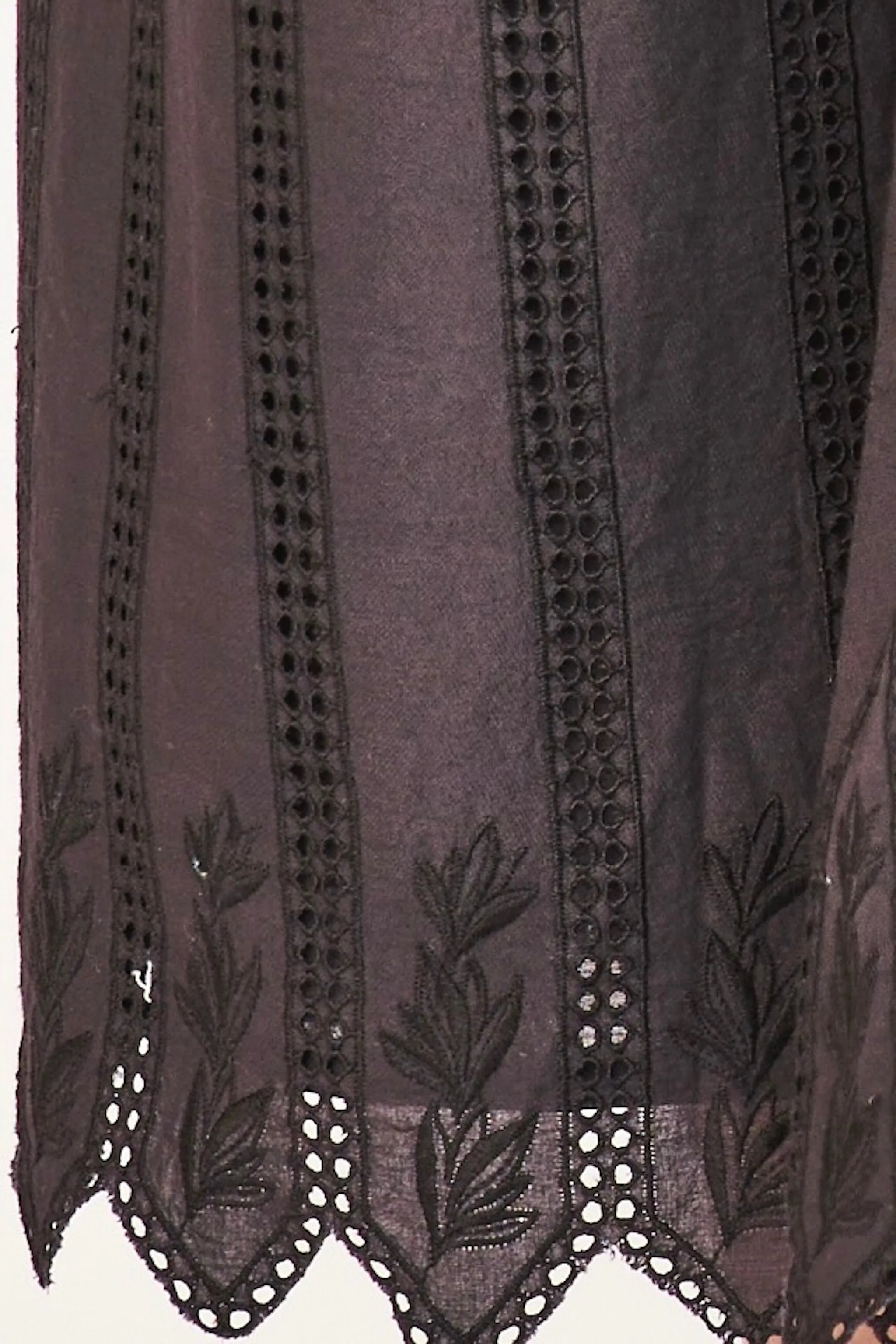 Zuma Dress in Black Vine Eyelet